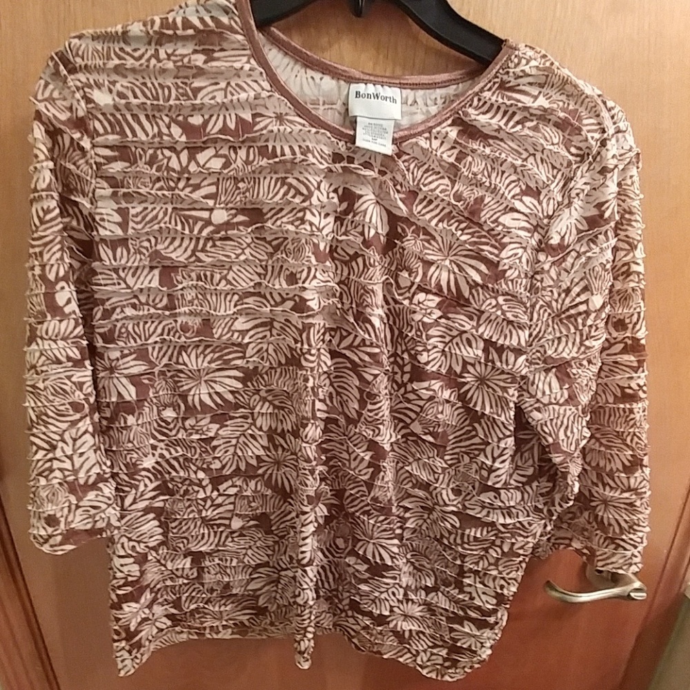BonWorth Safari frill top.